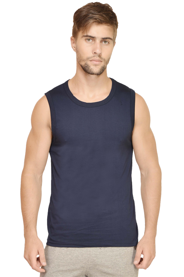 Men Round Neck Gym Vest