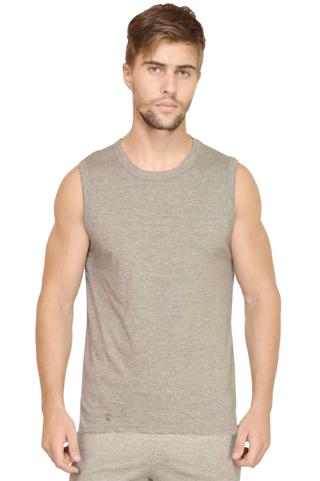 Men Round Neck Gym Vest