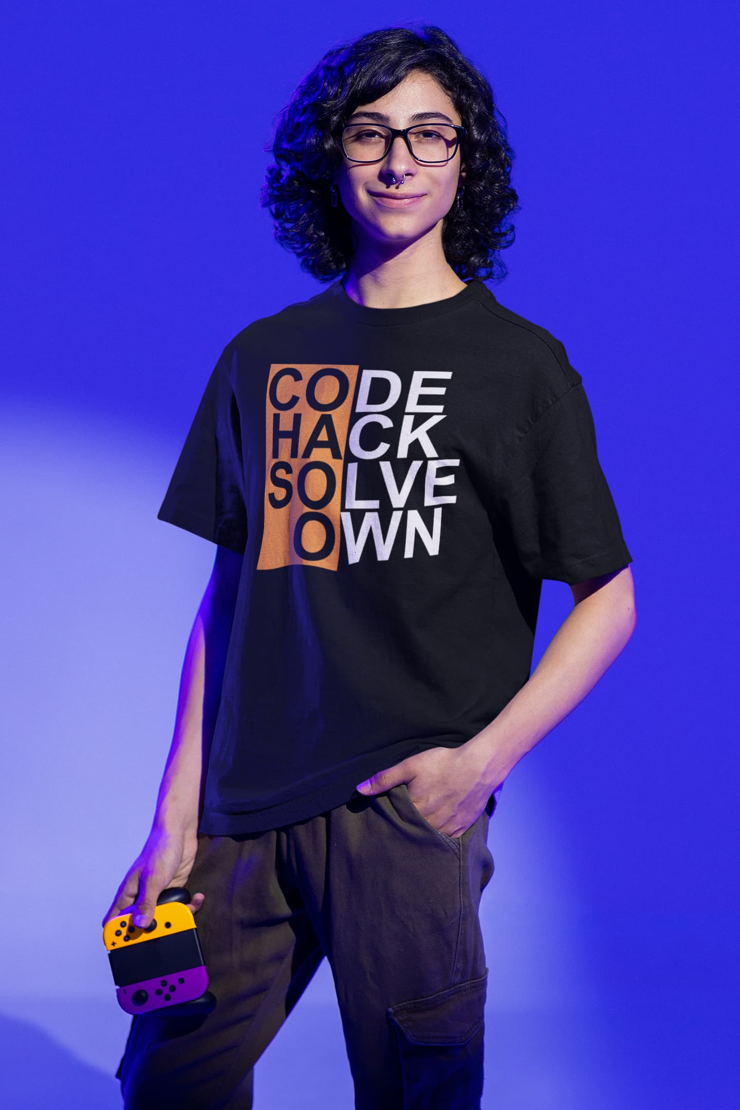 Code Hack Solve Own - Men's Oversized Classic T-Shirt
