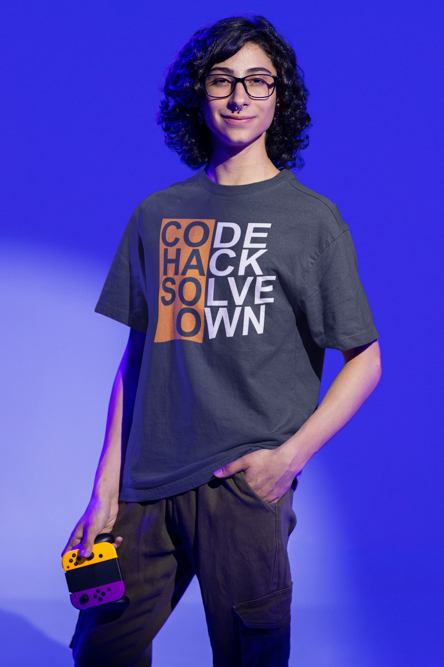 Code Hack Solve Own - Men's Oversized Classic T-Shirt