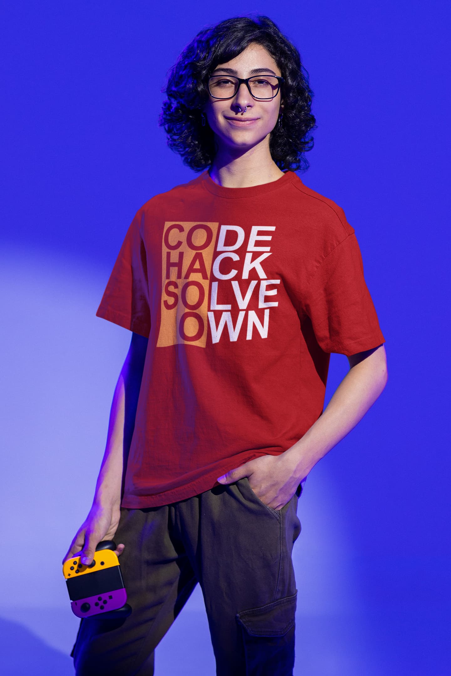 Code Hack Solve Own - Men's Oversized Classic T-Shirt