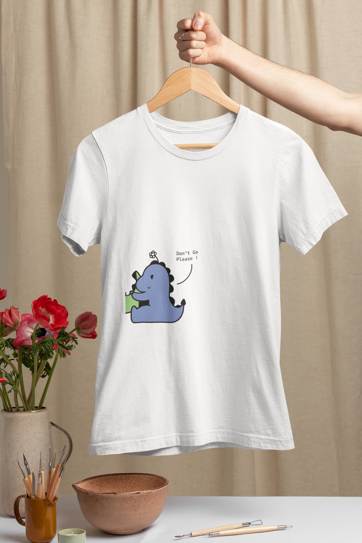 Cute Dragons - Couple Valentines Day T-Shirt Set White