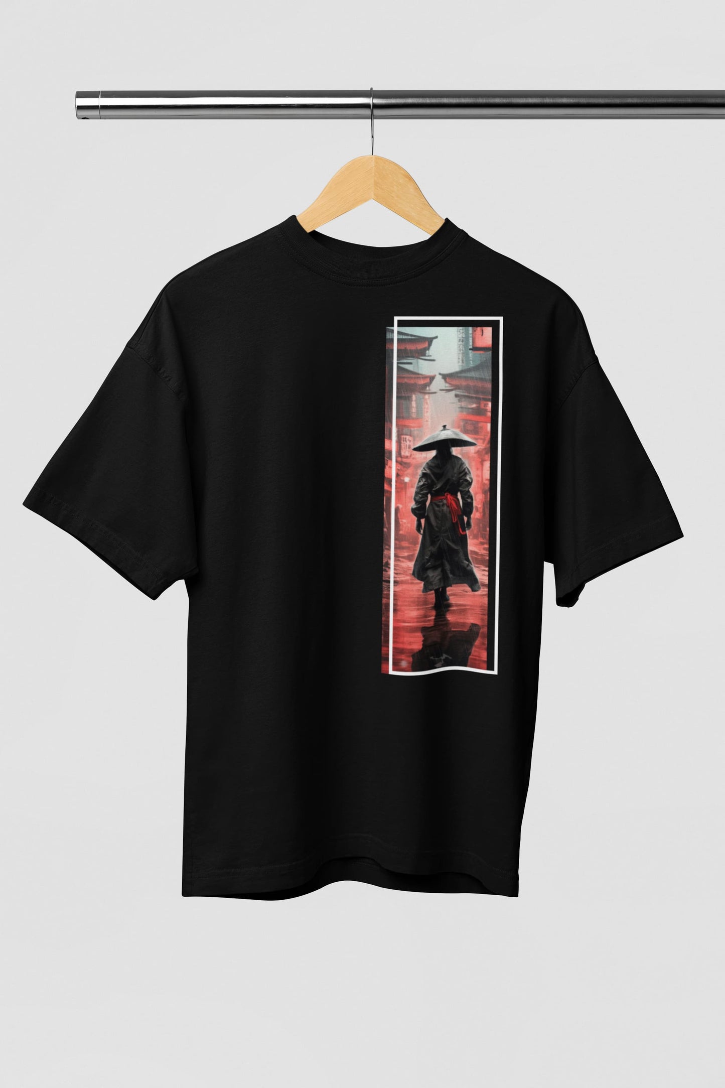 Japanese Ninja Anime - Men's Oversized Classic T-Shirt