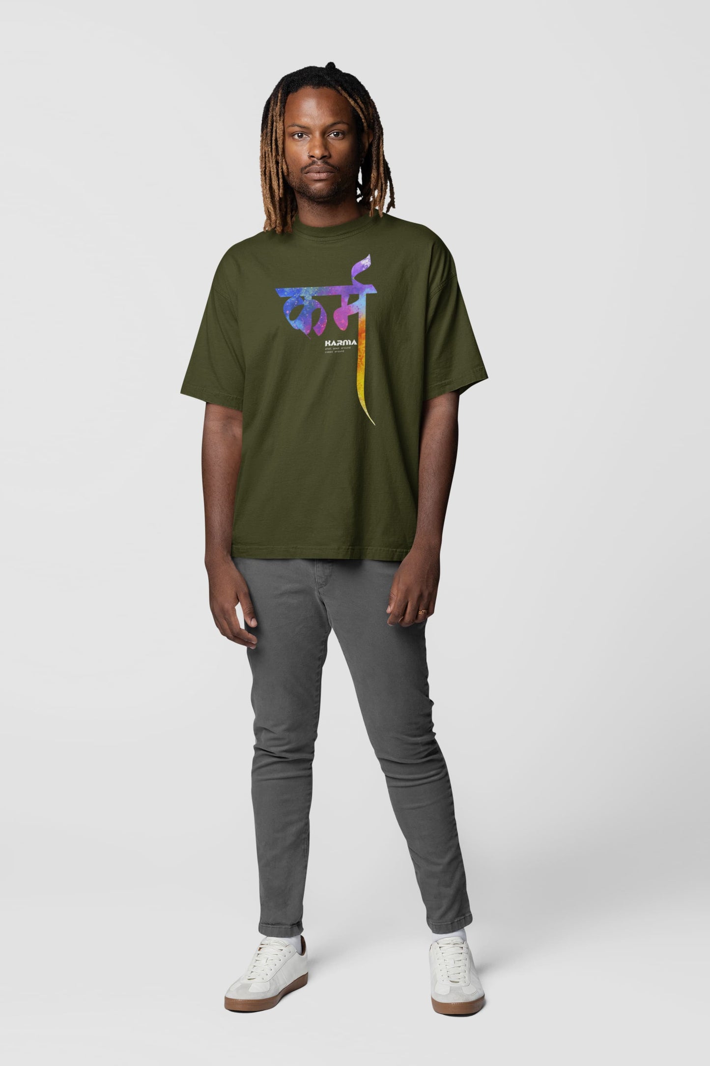 Karma - Men's Oversized Classic T-Shirt