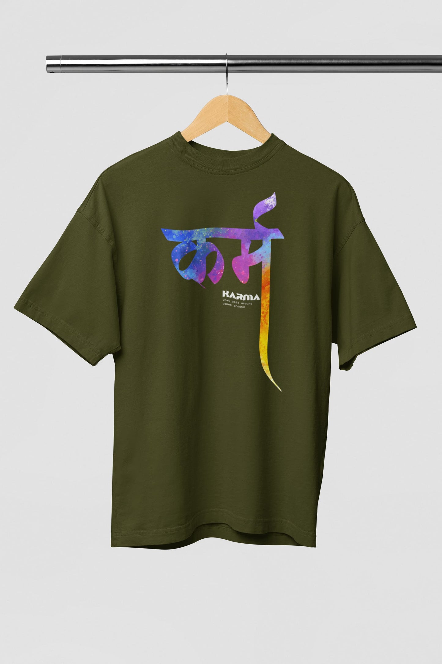 Karma - Men's Oversized Classic T-Shirt