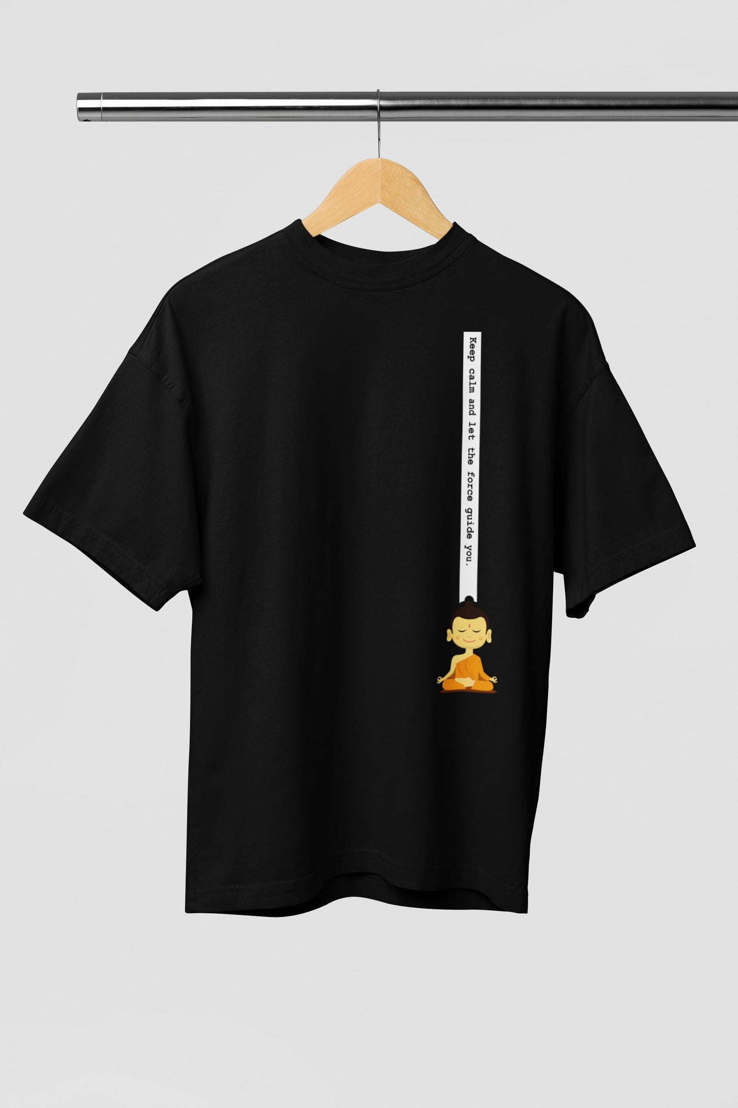Keep Calm Buddha - Men's Oversized Classic T-Shirt