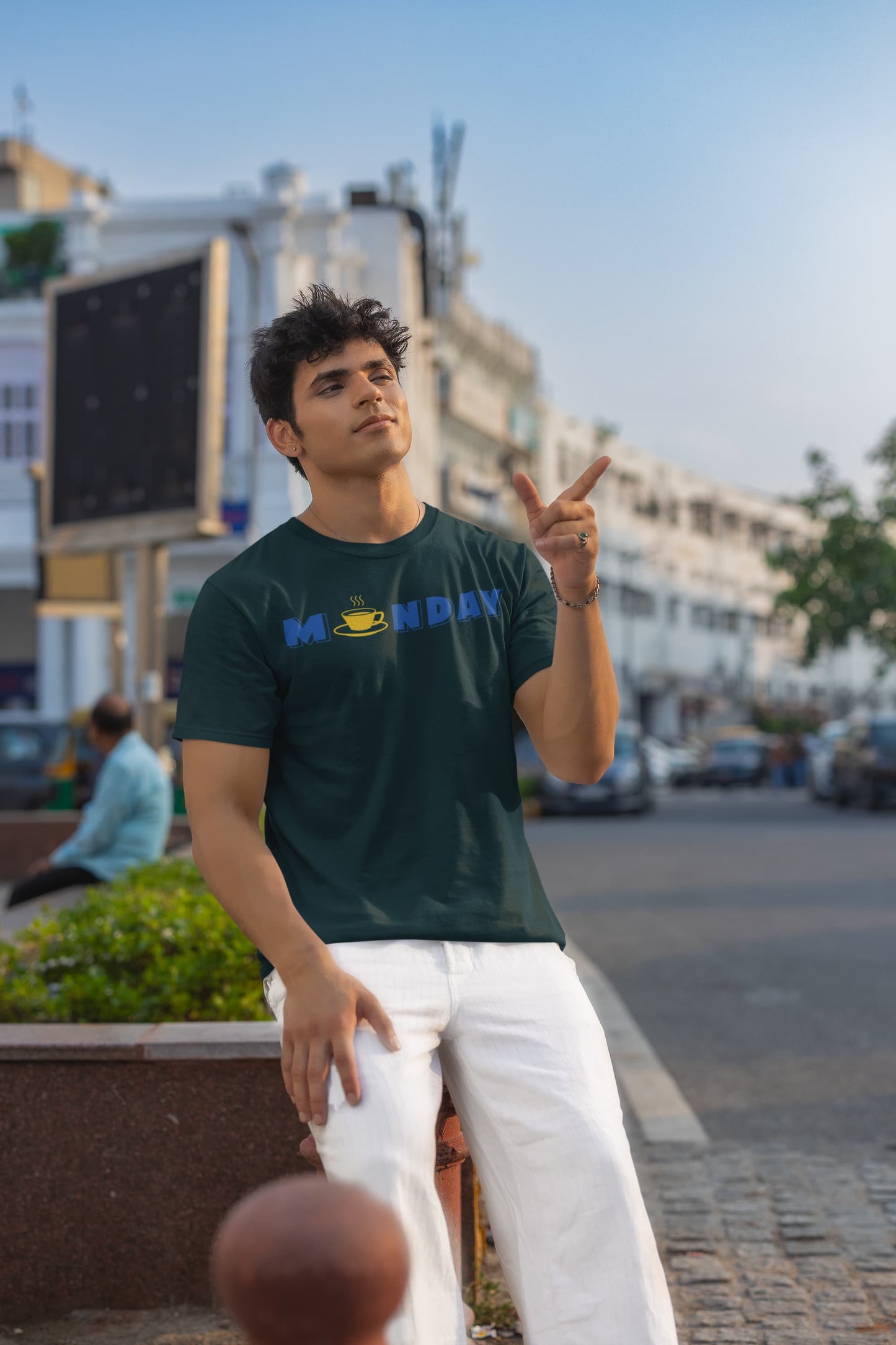Monday - Men Round Neck Half Sleeve T-Shirt