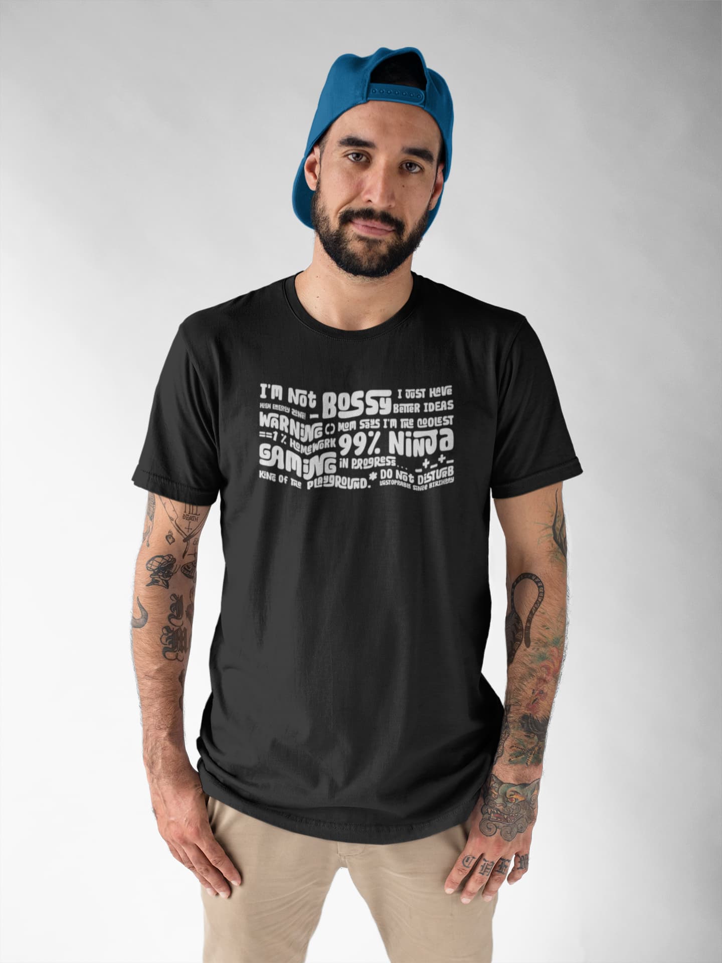 Multi Quotes - Men's Round Neck Half Sleeve Classic T-Shirt