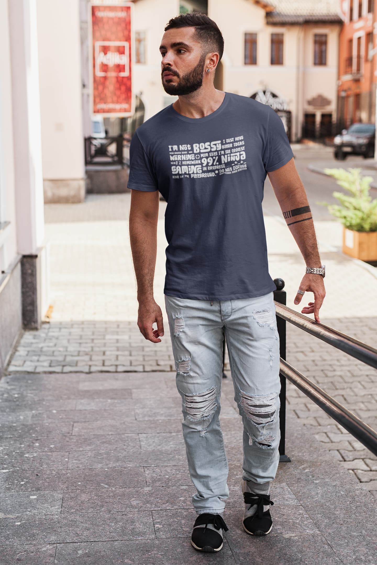 Multi Quotes - Men's Round Neck Half Sleeve Classic T-Shirt