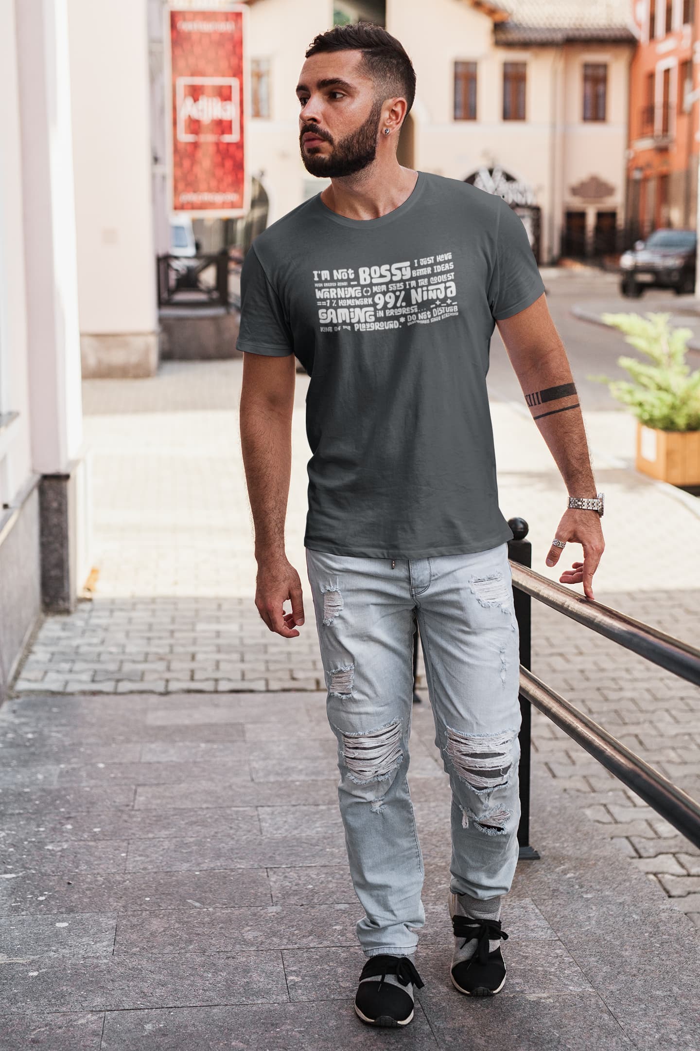 Multi Quotes - Men's Round Neck Half Sleeve Classic T-Shirt