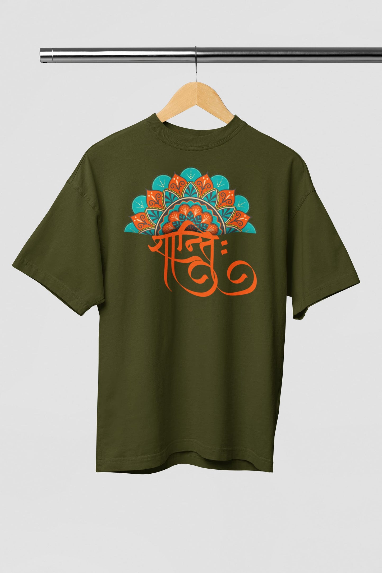 Shanti - Men's Graphics Oversized Classic T-Shirt