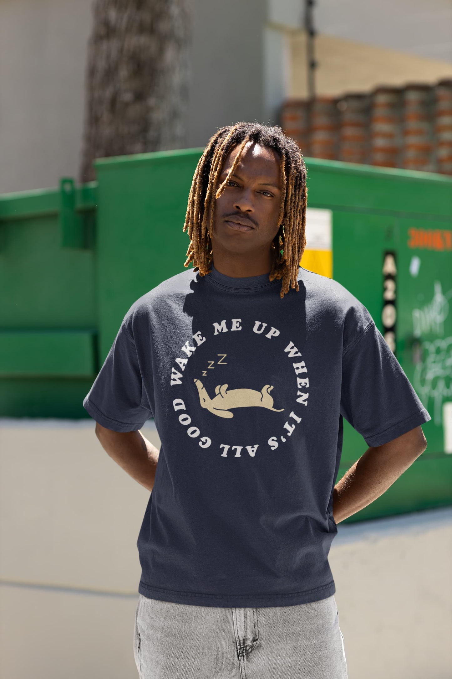 Wake Me Up - Men's Oversized Standard T-Shirt