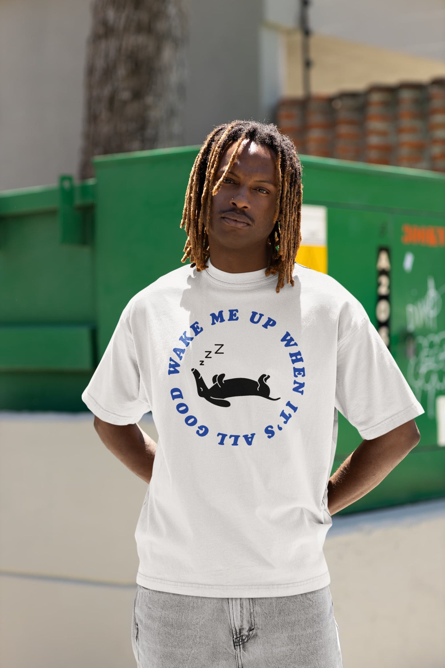 Wake Me Up - Men's Oversized Standard T-Shirt