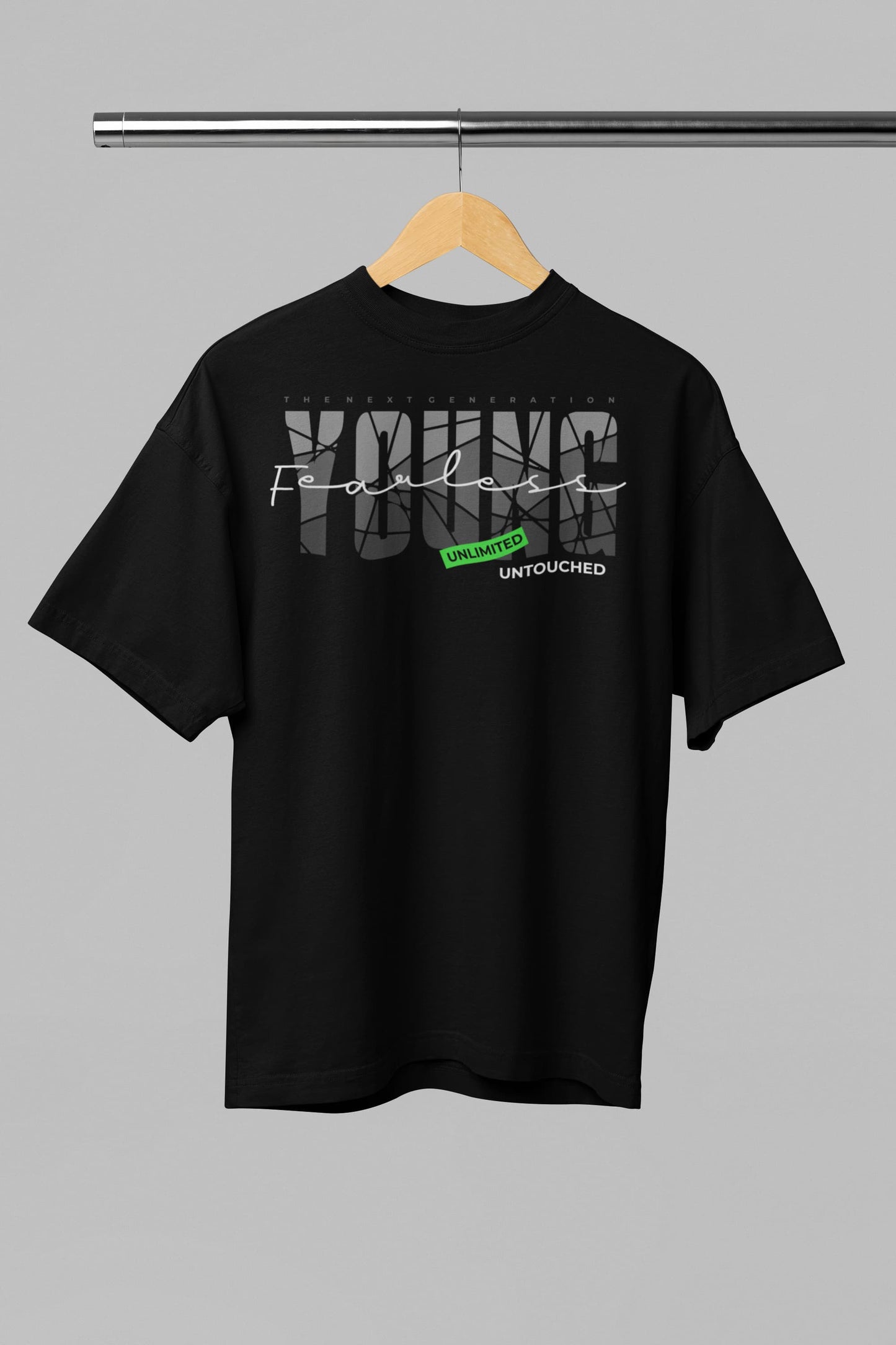 Young Fearless - Men's Graphics Oversized Classic T-Shirt