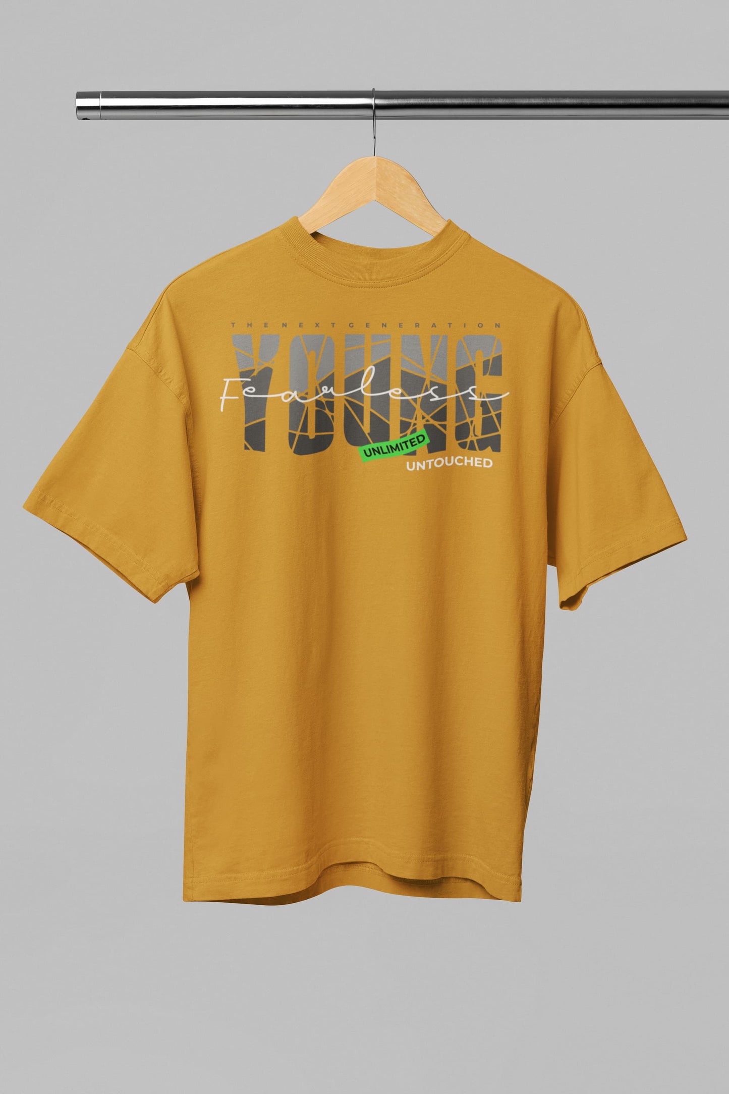Young Fearless - Men's Graphics Oversized Classic T-Shirt