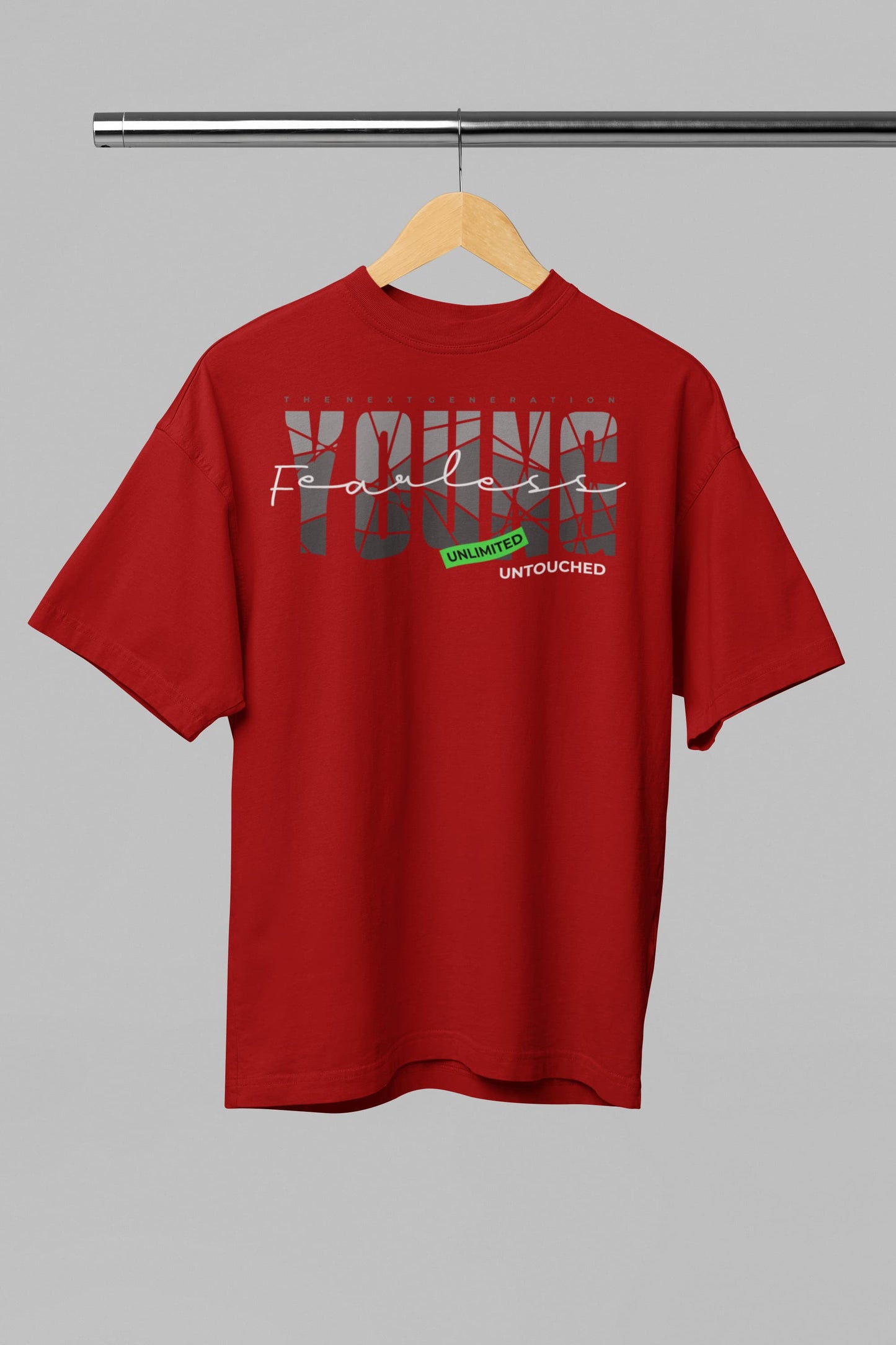 Young Fearless - Men's Graphics Oversized Classic T-Shirt