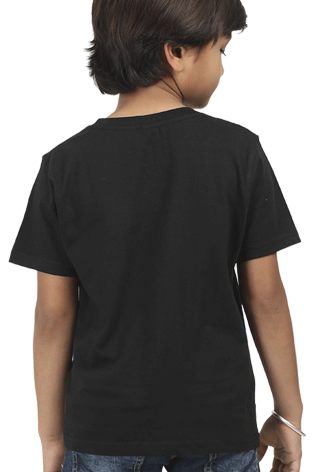 Pappa Sponsor, Aai Manager, Me Boss | Boy Round Neck Half Sleeve Classic