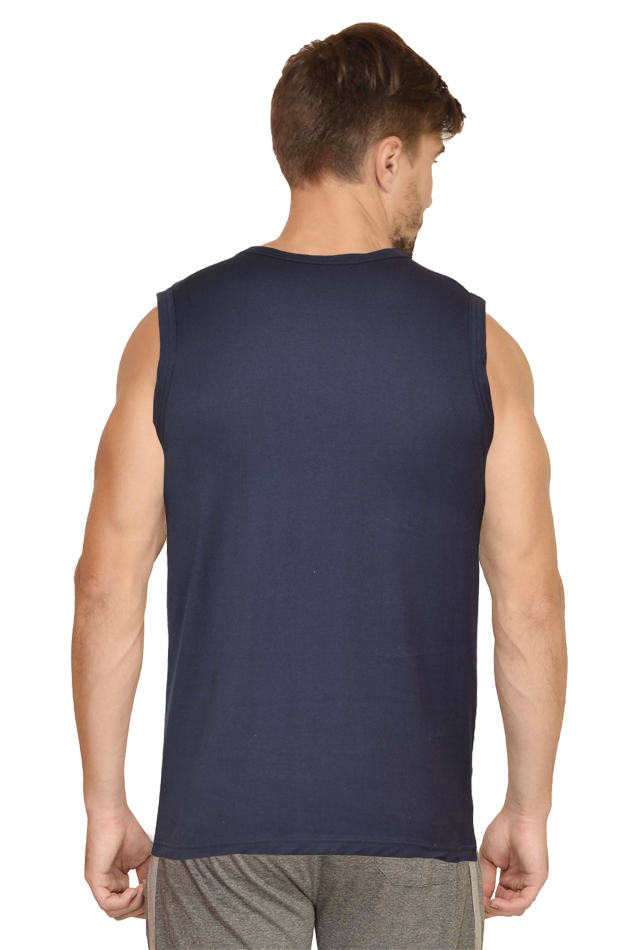 Rep1, 2, 3 - Men Round Neck Gym Vest