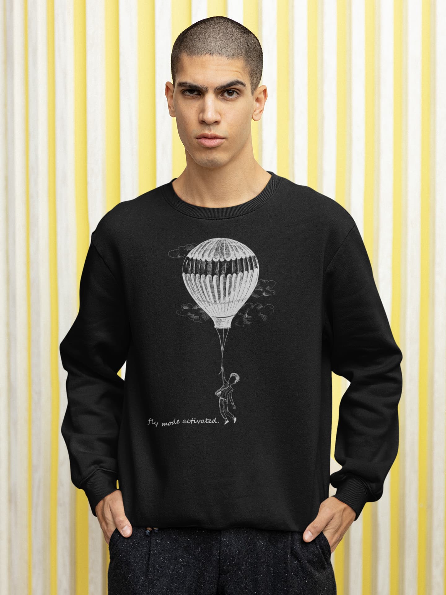 Fly Mode Activated - Men's Graphics Sweatshirt