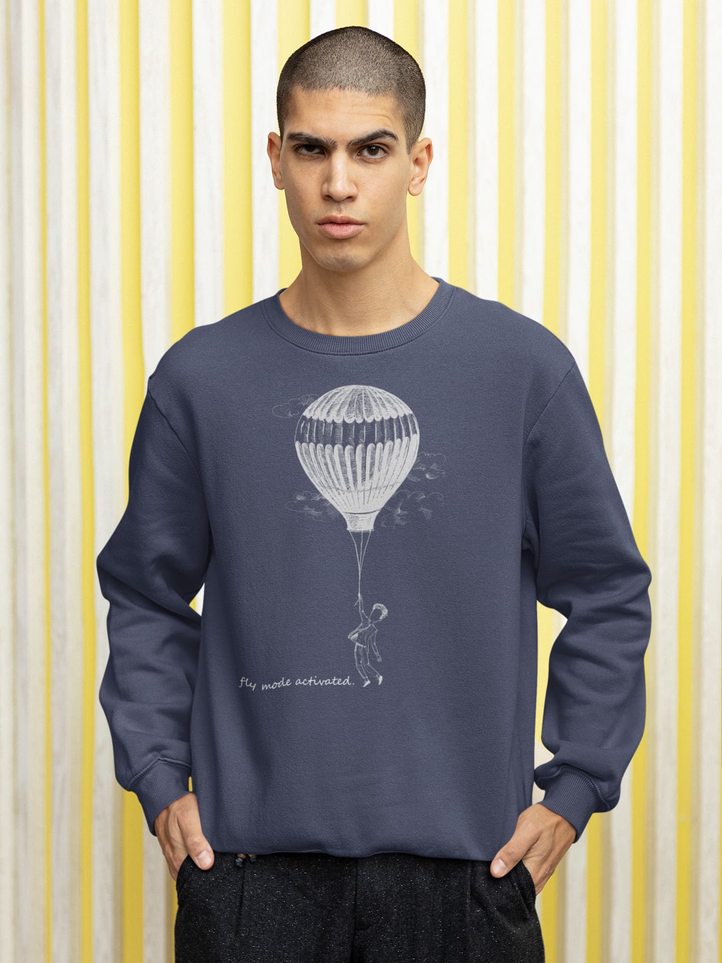 Fly Mode Activated - Men's Graphics Sweatshirt