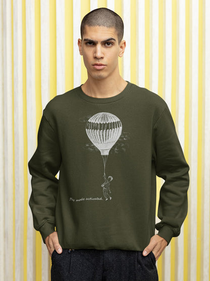 Fly Mode Activated - Men's Graphics Sweatshirt