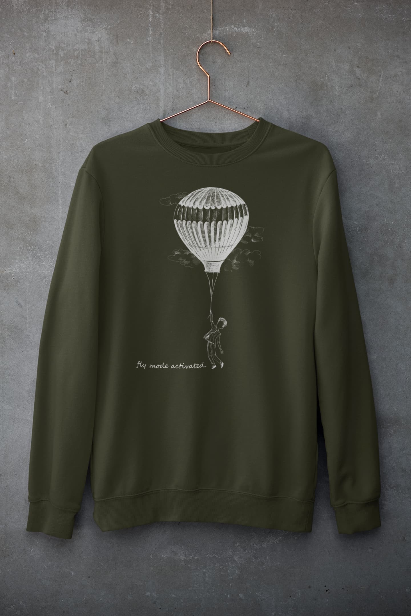 Fly Mode Activated - Men's Graphics Sweatshirt