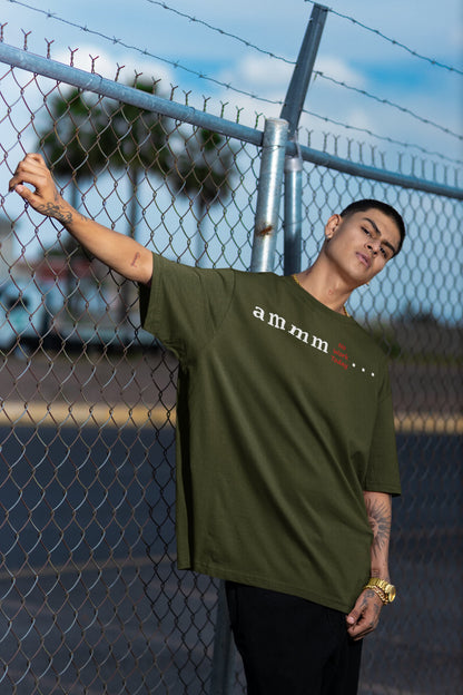 Ammm No Work Today - Men's Oversized Classic T-Shirt