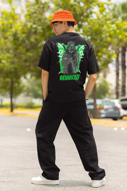 Anarchy Anime - Men's Oversized Classic T-Shirt