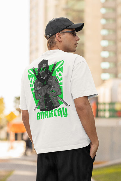 Anarchy Anime - Men's Oversized Classic T-Shirt