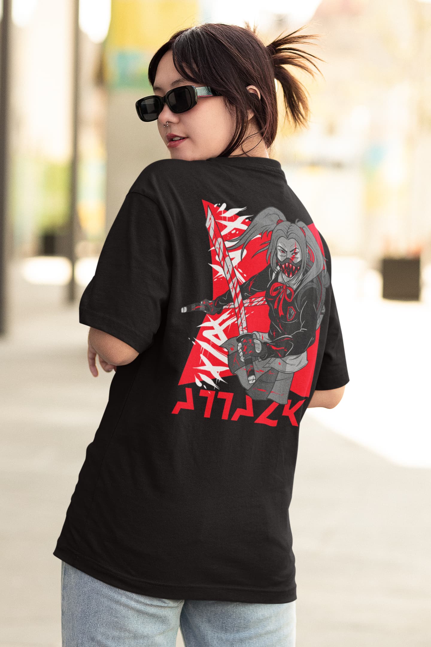 Attack Anime - Women's Oversized Classic T-Shirt