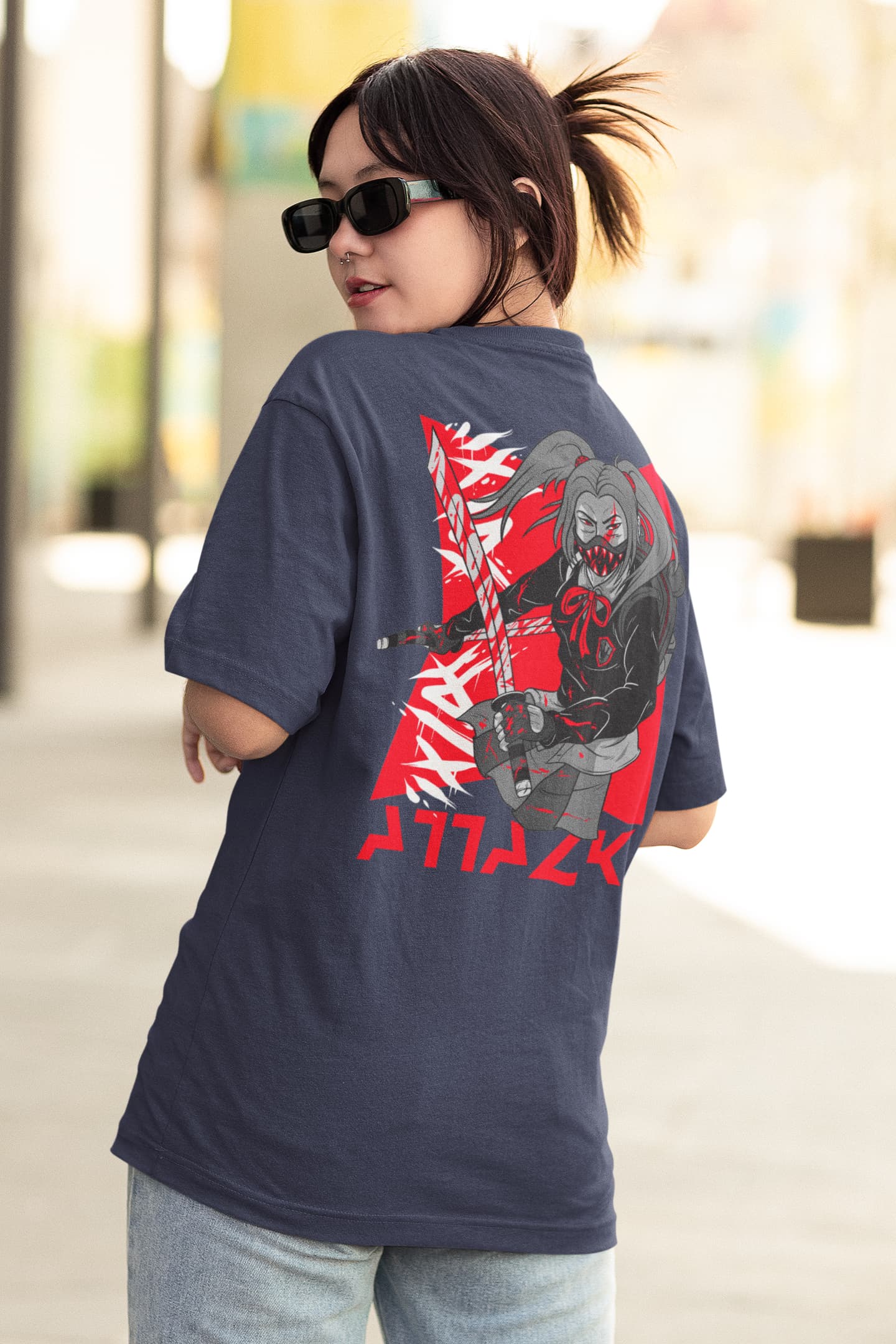 Attack Anime - Women's Oversized Classic T-Shirt