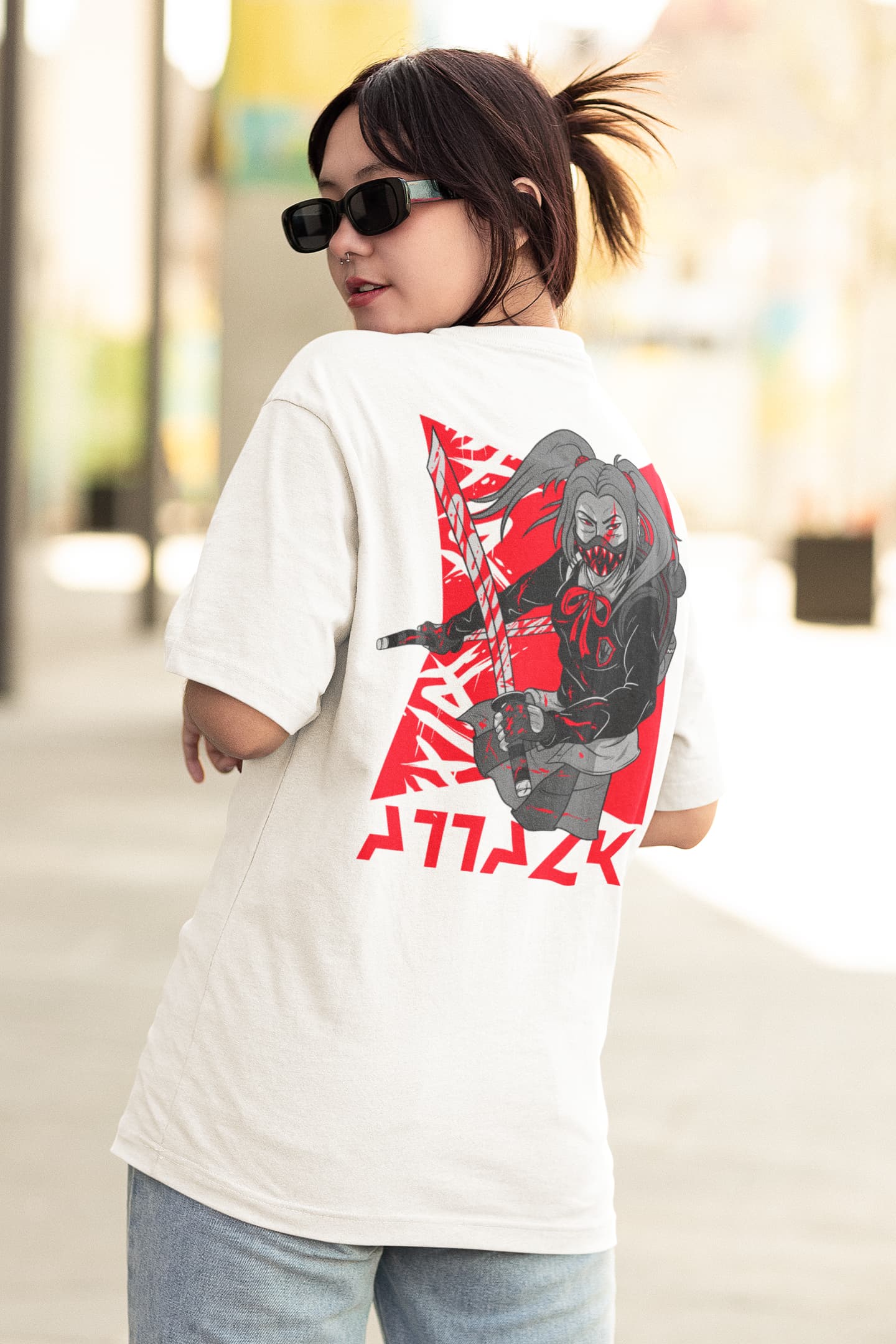 Attack Anime - Women's Oversized Classic T-Shirt