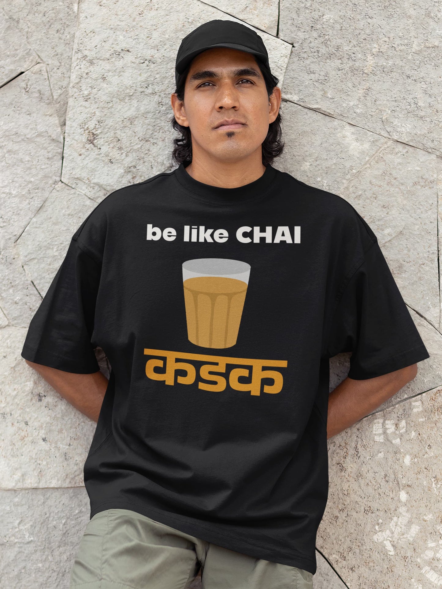 Be Like CHAI - KADAK - Men Oversized Standard T-Shirt