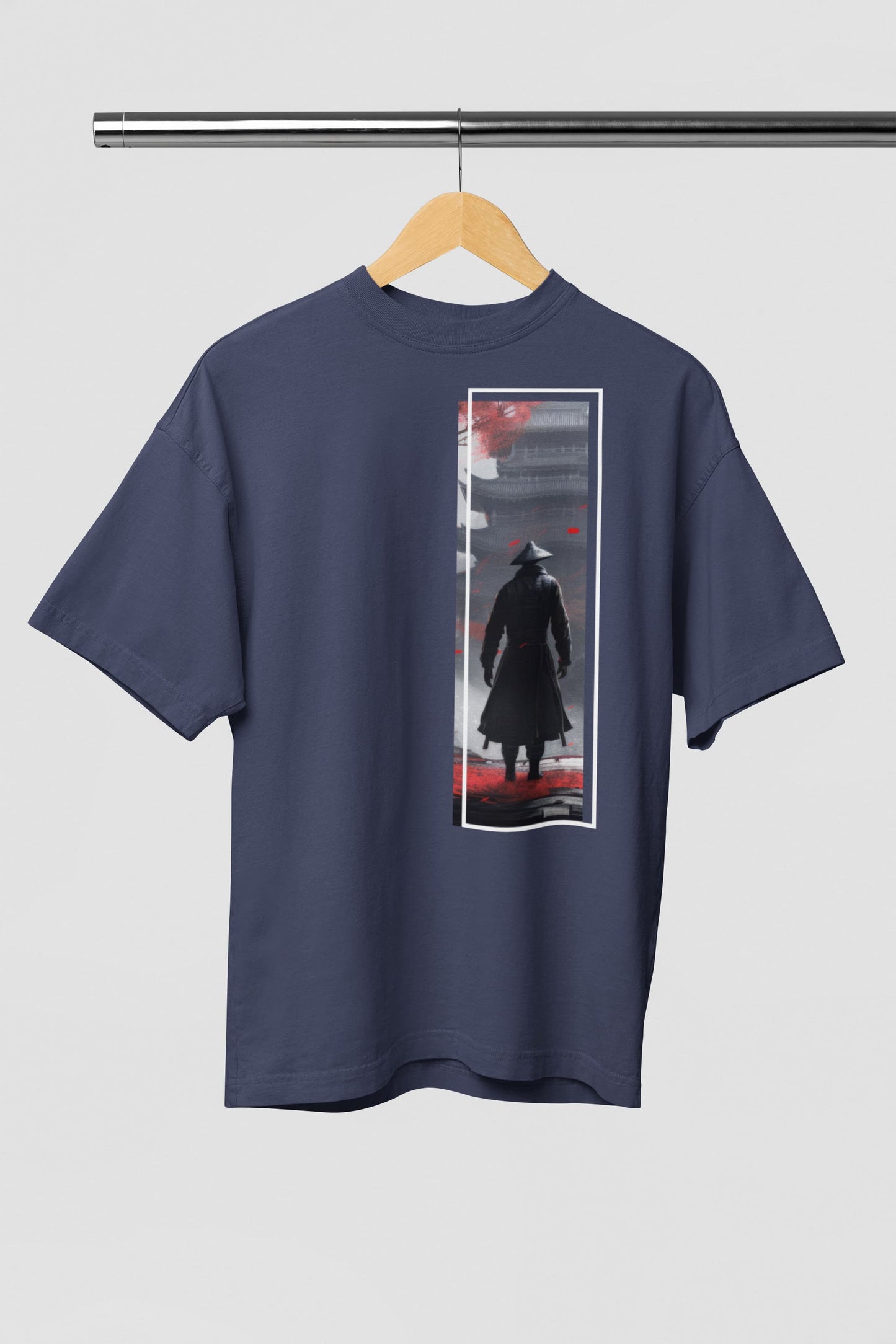 Black Ninja Anime - Men's Oversized Classic T-Shirt