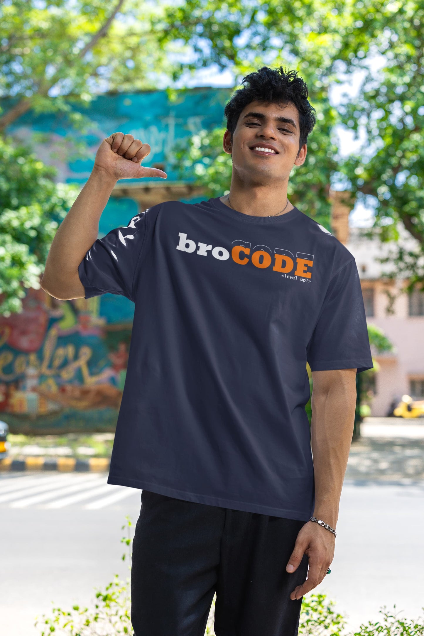 Bro Code - Men's Oversized Classic T-Shirt