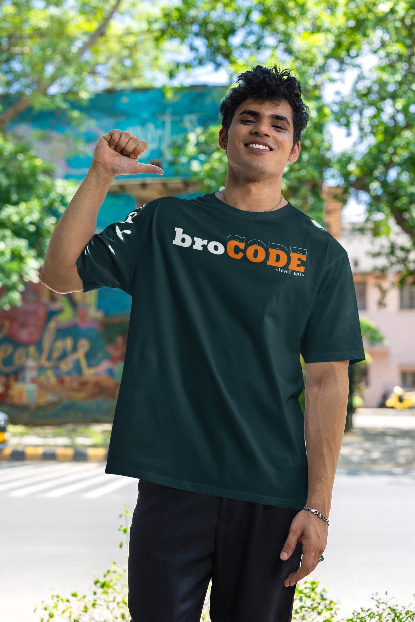 Bro Code - Men's Oversized Classic T-Shirt