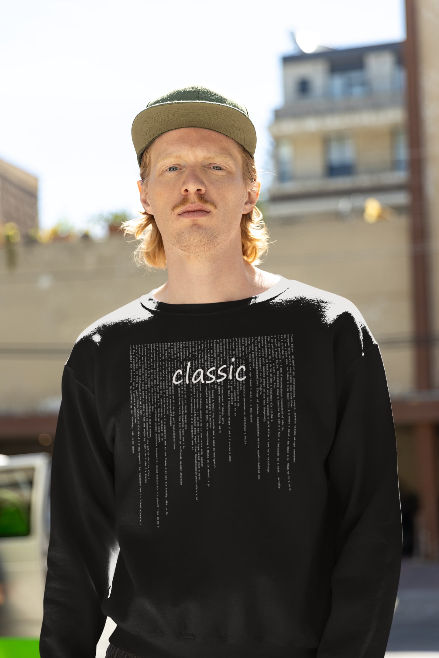 Classic - Men's Typography Sweatshirt