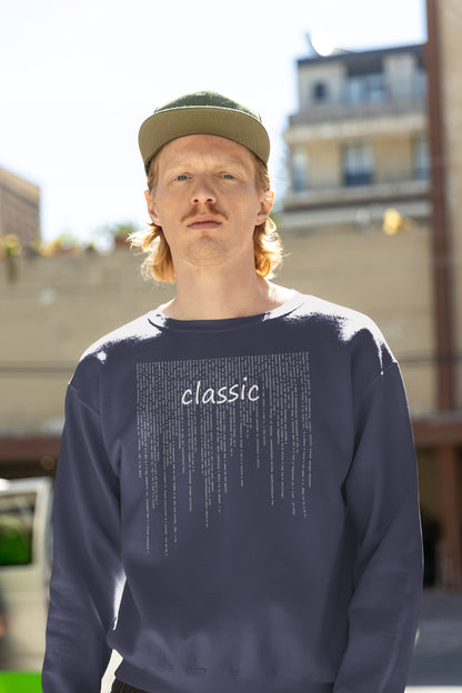 Classic - Men's Typography Sweatshirt