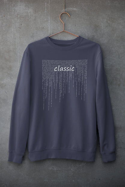 Classic - Men's Typography Sweatshirt