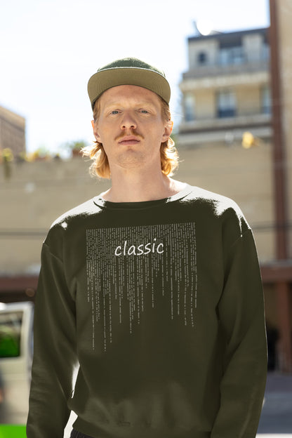 Classic - Men's Typography Sweatshirt