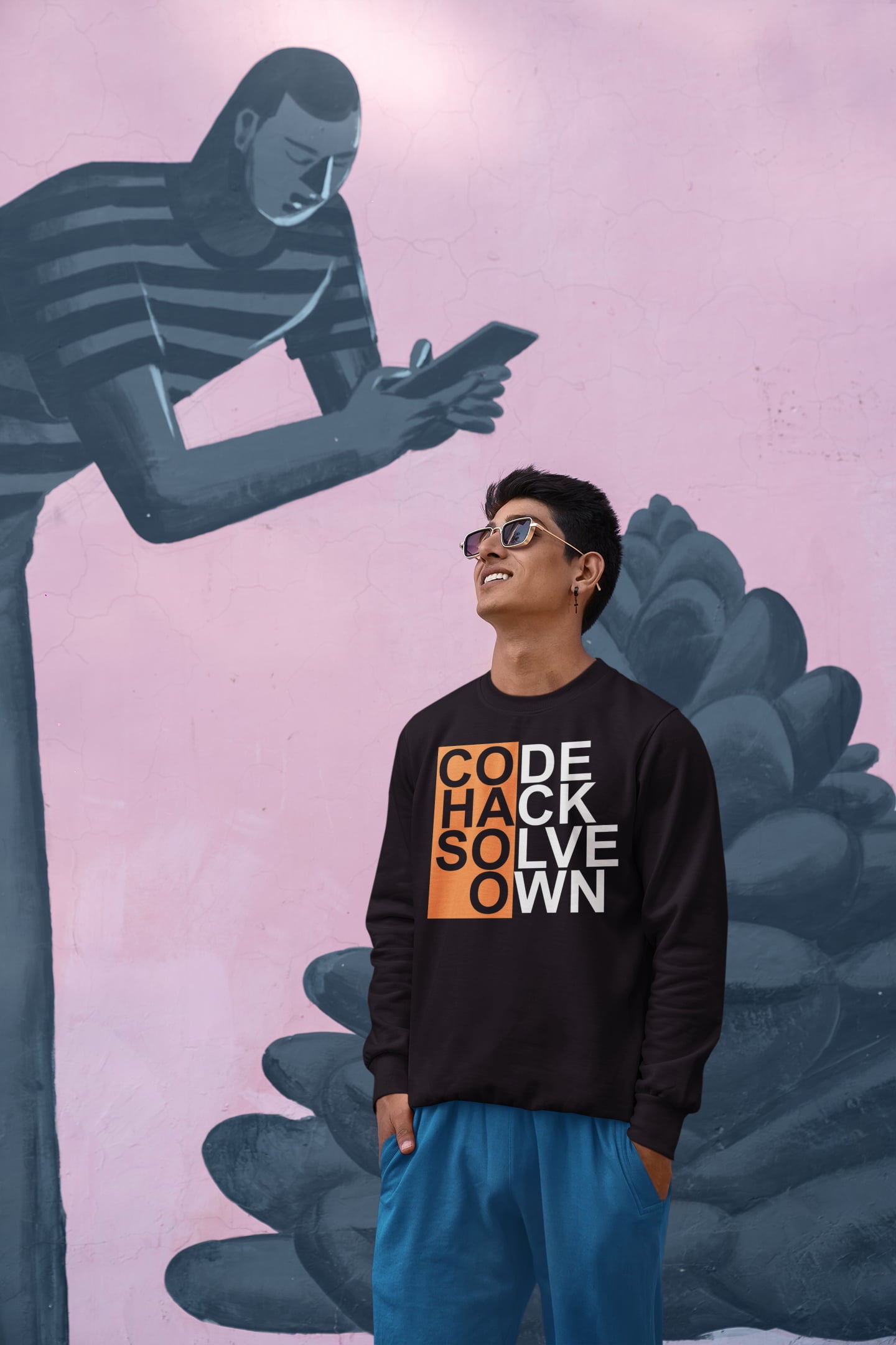 Code Hack Solve Own - Men's Sweatshirt