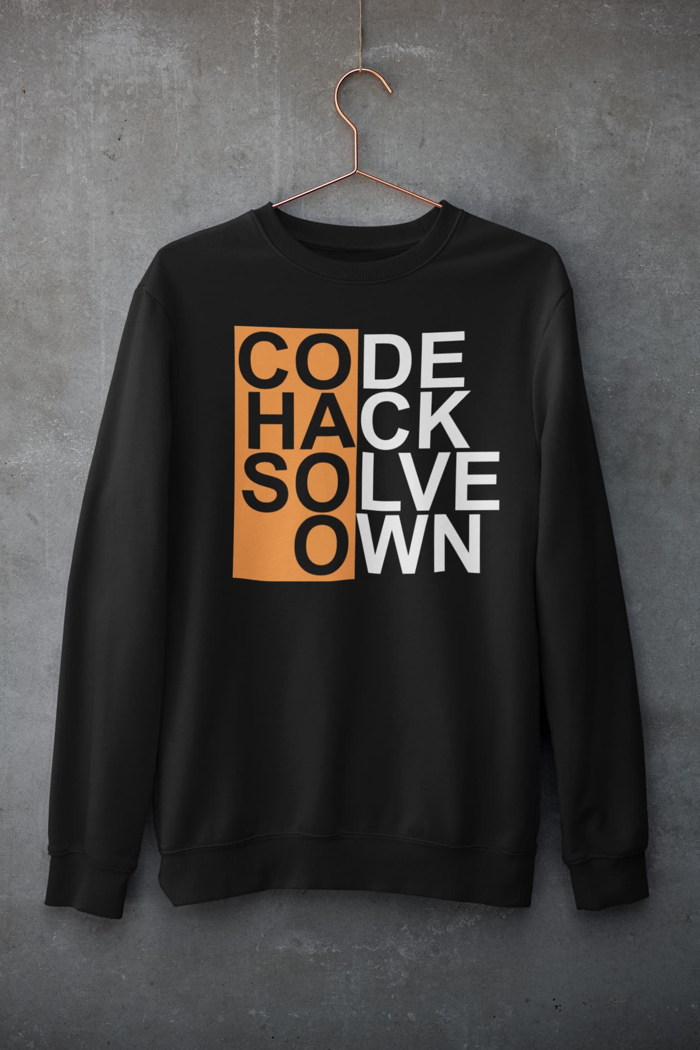 Code Hack Solve Own - Men's Sweatshirt