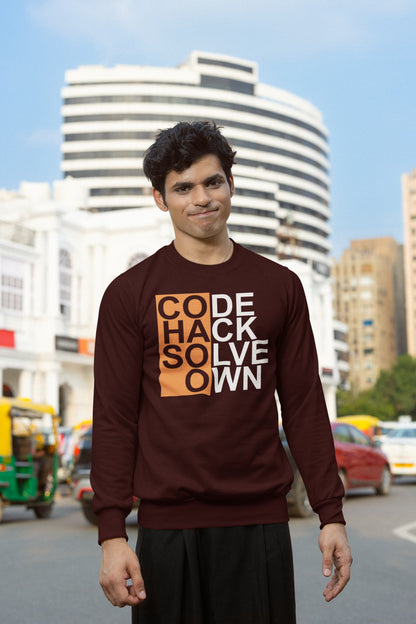 Code Hack Solve Own - Men's Sweatshirt