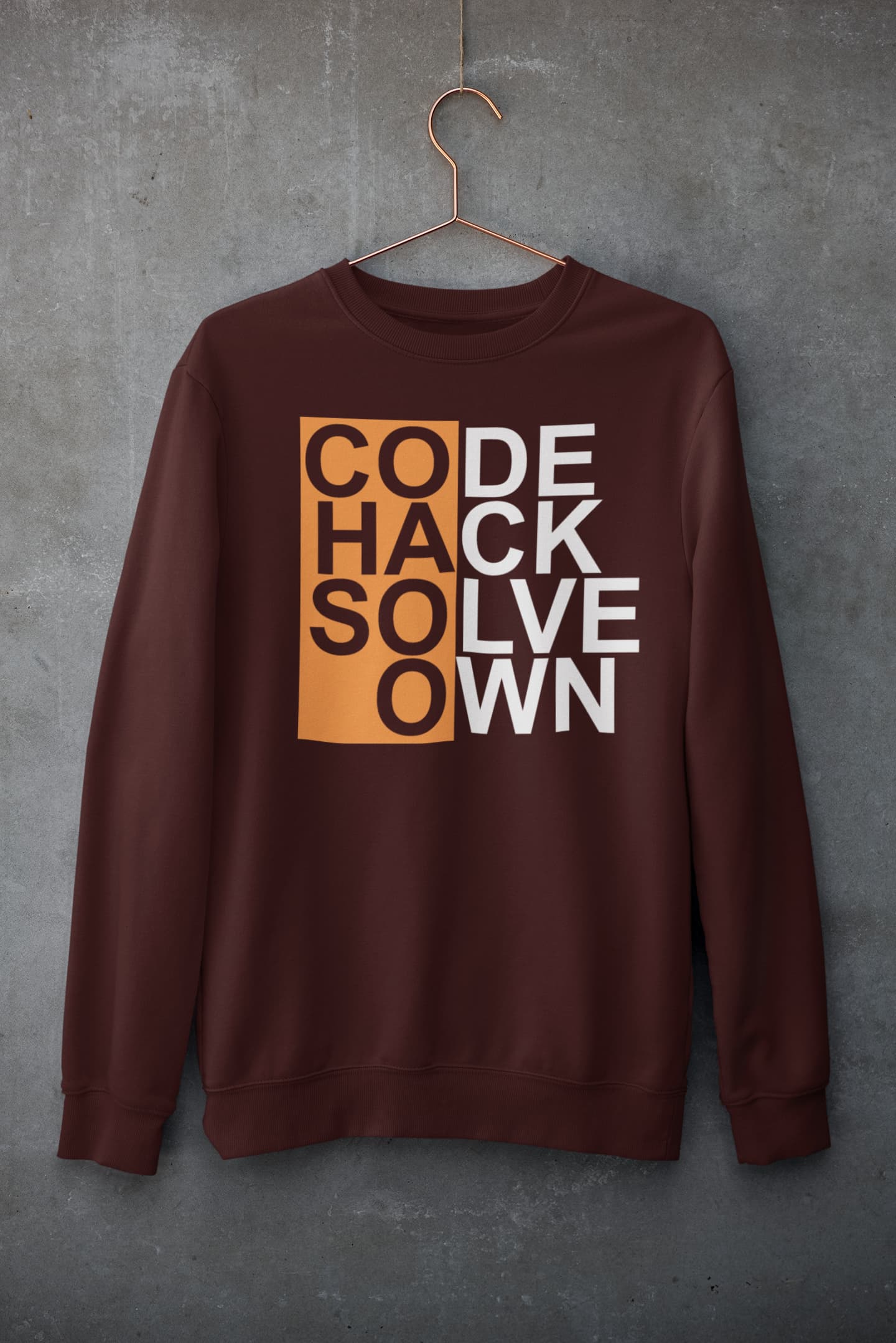 Code Hack Solve Own - Men's Sweatshirt