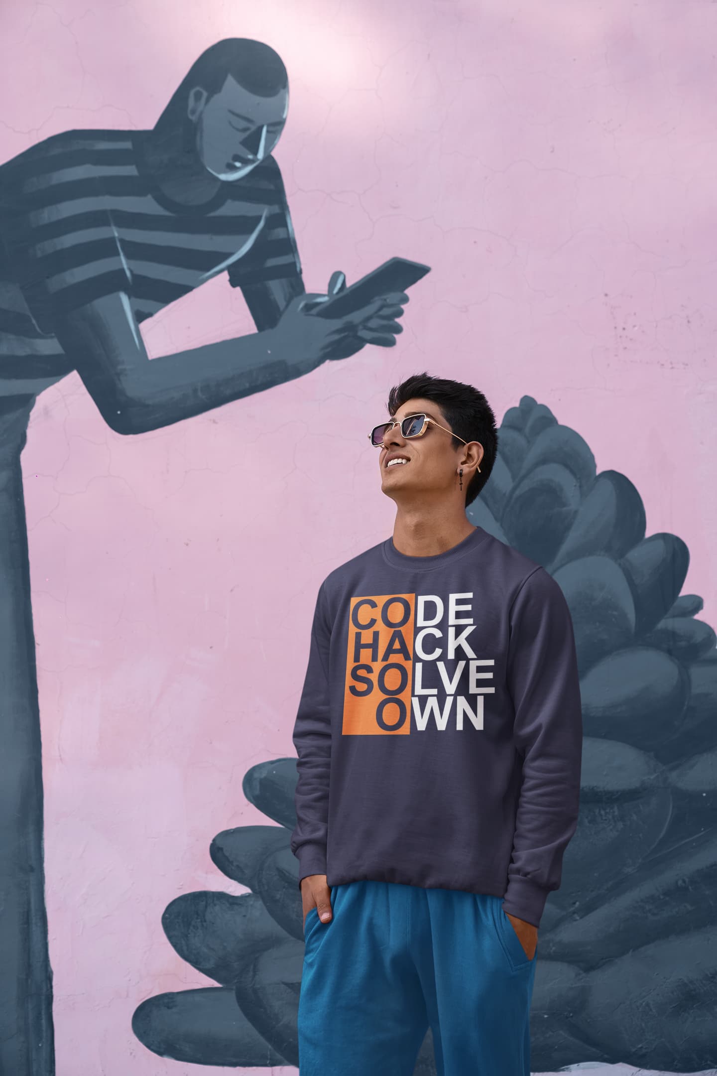 Code Hack Solve Own - Men's Sweatshirt