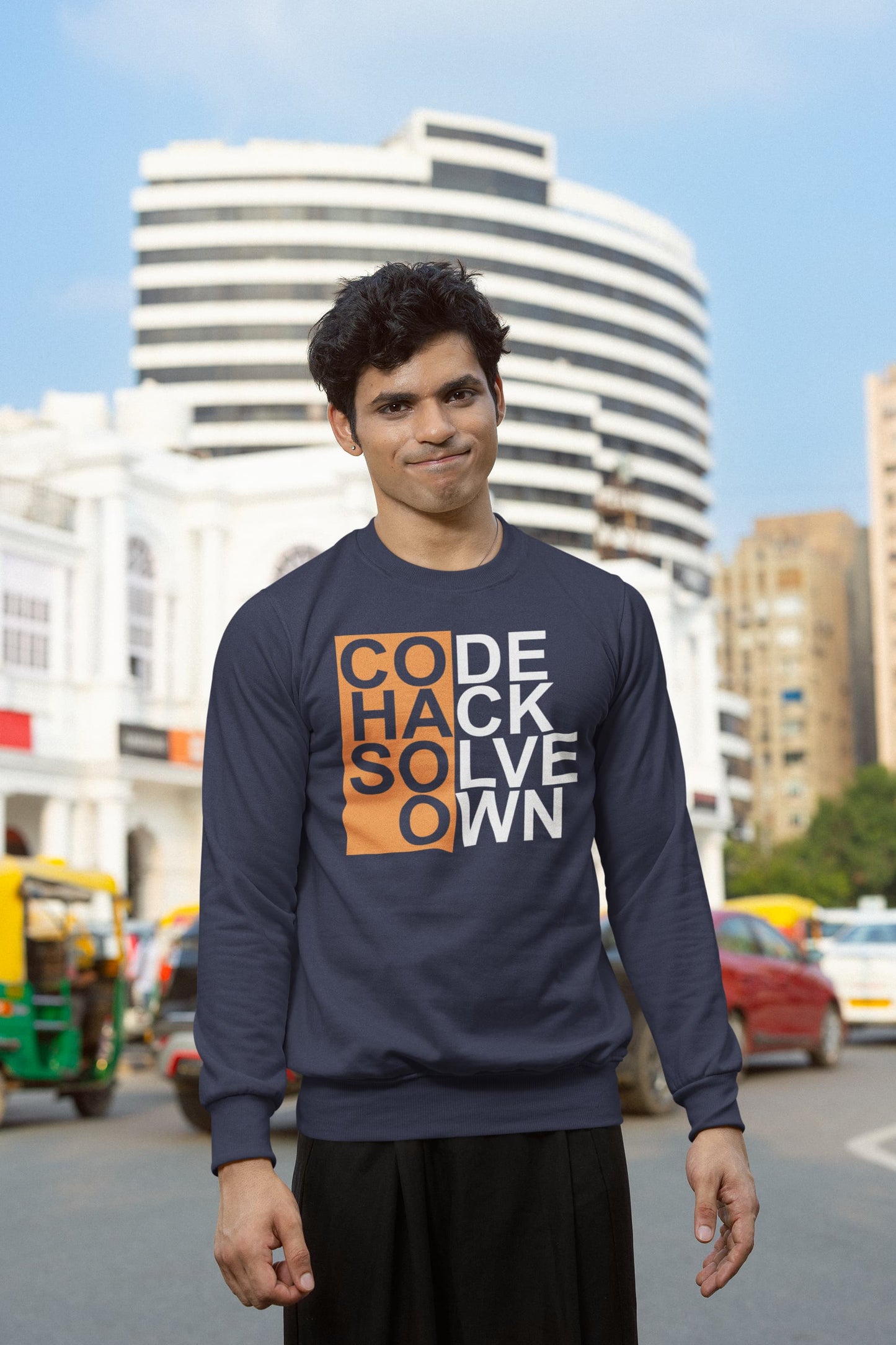 Code Hack Solve Own - Men's Sweatshirt