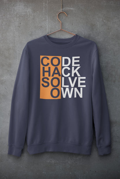 Code Hack Solve Own - Men's Sweatshirt