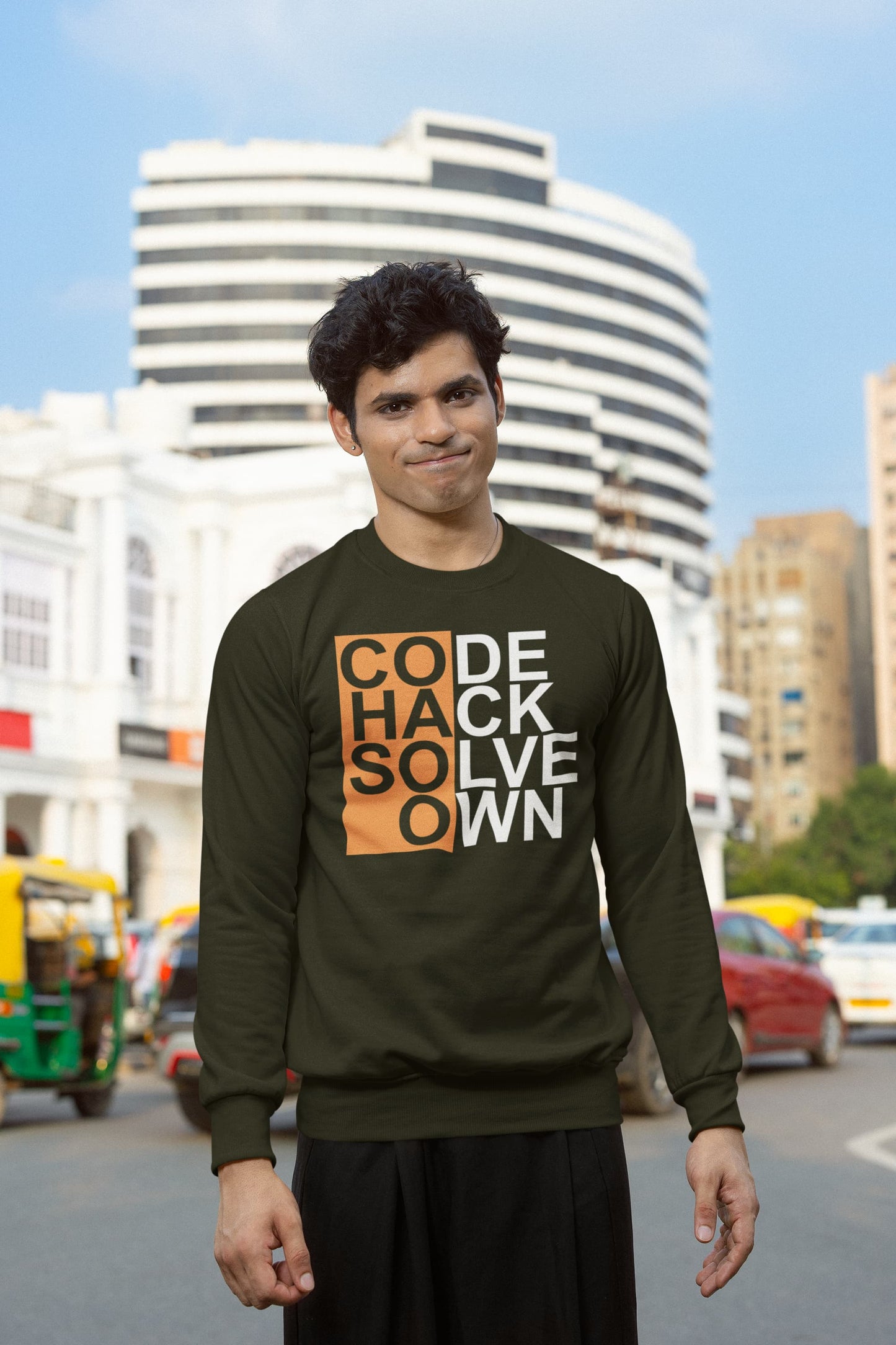 Code Hack Solve Own - Men's Sweatshirt