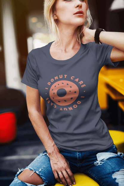 Donut Care - Women's Round Neck Half Sleeve Classic T-Shirt