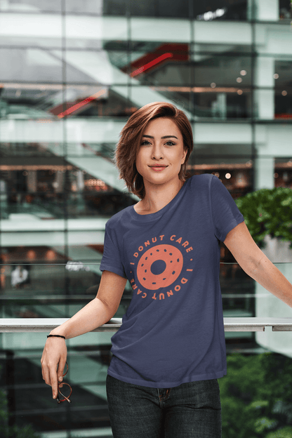 Donut Care - Women's Round Neck Half Sleeve Classic T-Shirt